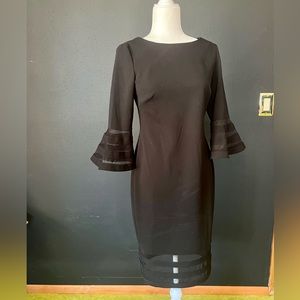 Bell-Sleeve Dress